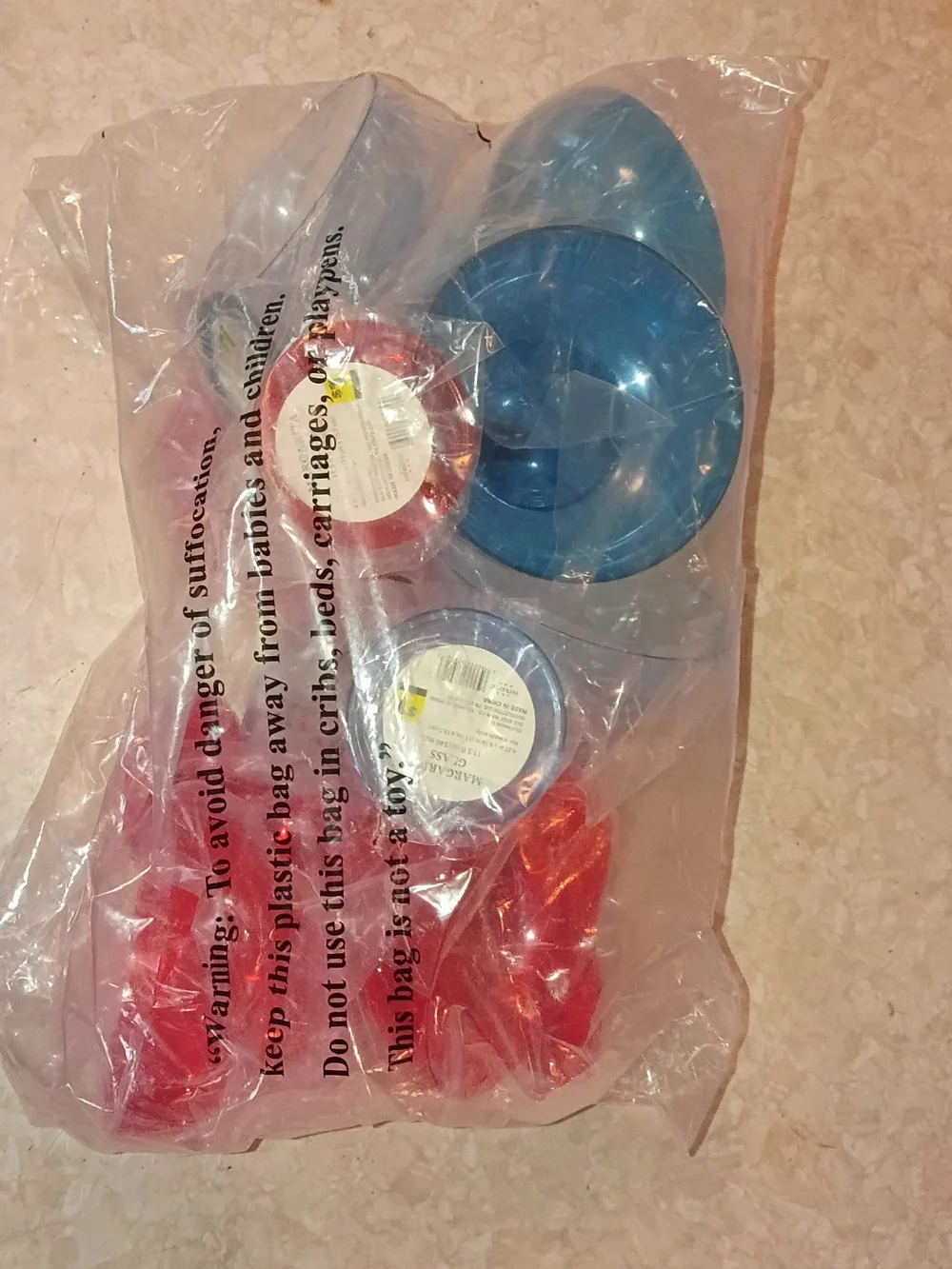 Red Plastic Party Drink Cups - Unbranded